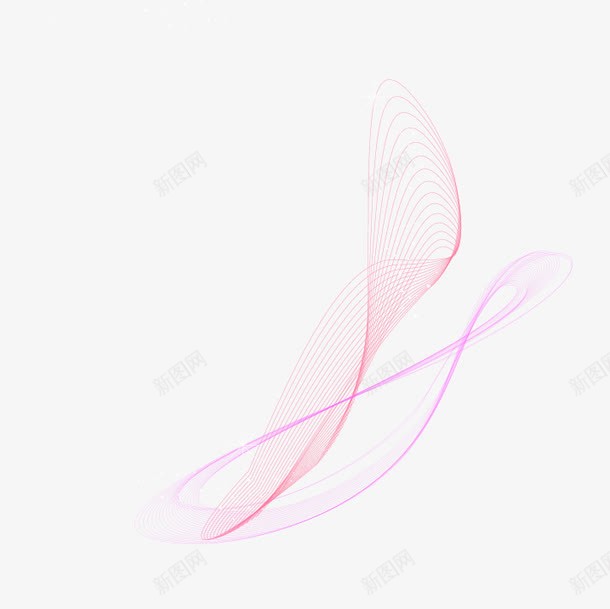 粉色线条渐变波浪线矢量图eps免抠素材_88icon https://88icon.com 波浪线 波纹线 渐变 粉色 线条 矢量图