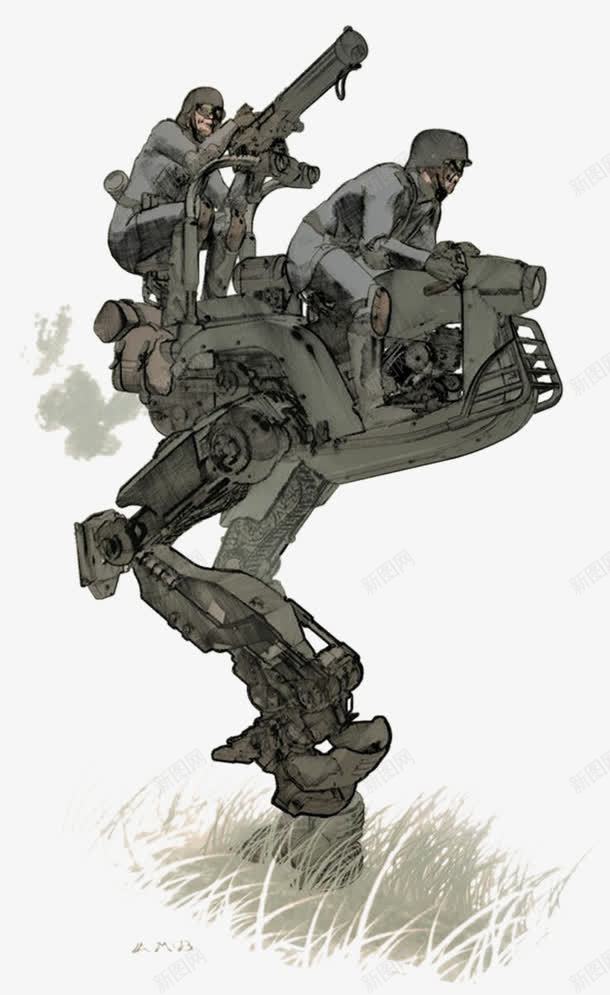 操作机器人的战士png免抠素材_88icon https://88icon.com 军事 卡通手绘 战士 未来 机器人