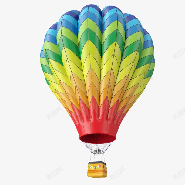 彩色条纹飞翔的热气球png免抠素材_88icon https://88icon.com 彩色 条纹 热气球 飞翔