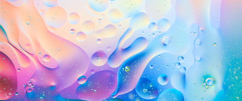 彩色水泡背景图背景