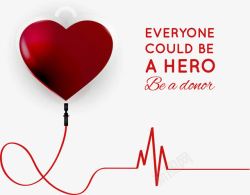 输血世界献血者日爱心公益海报高清图片