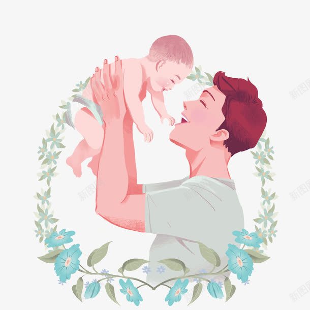 手绘水彩装饰插图父亲节爸爸与孩png免抠素材_88icon https://88icon.com 手绘 手绘水彩装饰插图父亲节爸爸与孩子插画免费下载 插画 水彩 父亲节 爸爸与孩子 装饰插图