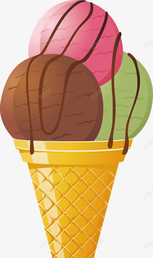 彩色冰淇淋png免抠素材_88icon https://88icon.com 冰淇淋 创意 卡通手绘 巧克力 彩色 水彩 零食