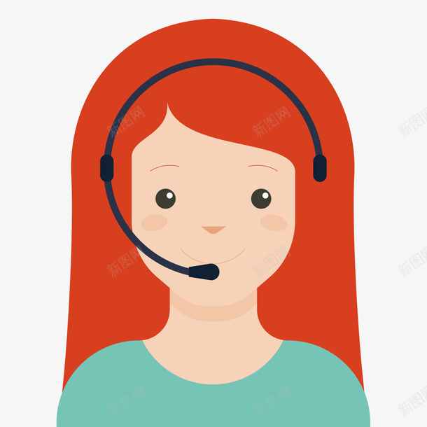 创意职业人物头像png免抠素材_88icon https://88icon.com 人物设计 卡通 在线客服图标 客服人员 扁平化 职业人物