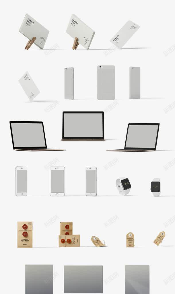 名片相框和手机电脑png免抠素材_88icon https://88icon.com 名片 手机 电脑 相框
