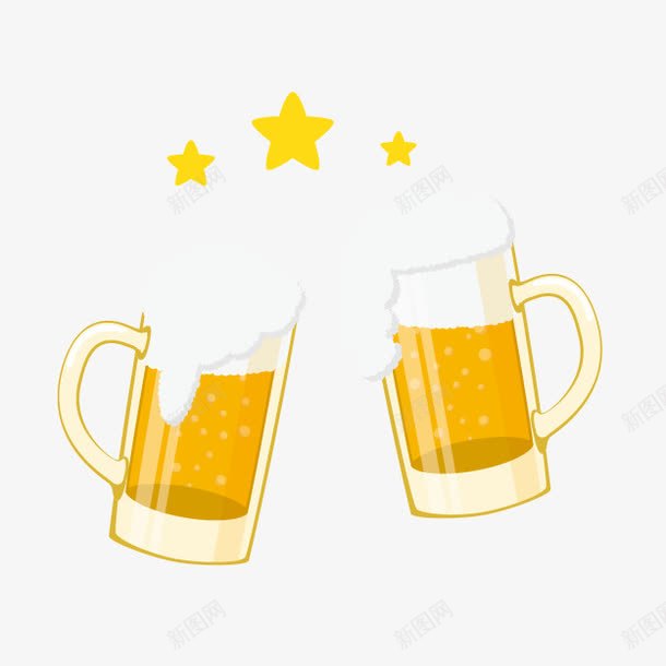 手绘啤酒干杯png免抠素材_88icon https://88icon.com 一杯啤酒 两杯啤酒 卡通啤酒 卡通啤酒杯 啤酒 啤酒PNG免抠 啤酒干杯 啤酒节 啤酒花 干一杯 手绘啤酒杯 水花 泡沫