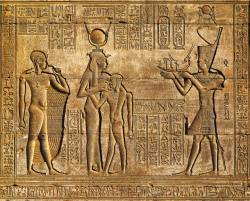 古埃及象形文字古埃及文字壁画雕刻高清图片