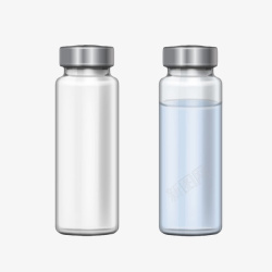 透明玻璃灰色盖子的广口瓶实物素材