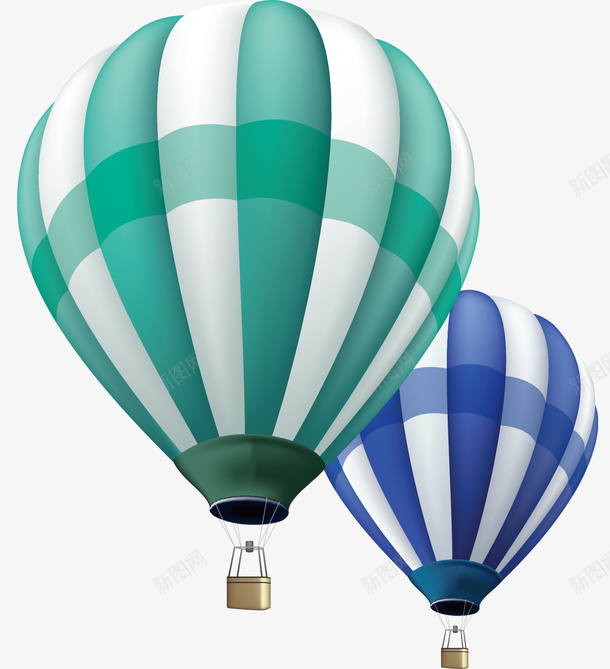 气球装饰元素矢量图ai免抠素材_88icon https://88icon.com 气球 热气球 装饰元素 矢量图