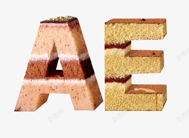 创意字母AE多层蛋糕png免抠素材_88icon https://88icon.com AE 乳制品 创意 千层糕 多层 夹心 奶油 字母 点心 甜品 糕点 美食 蛋糕 食物