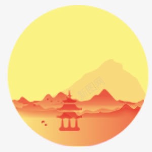 祥云云彩纹理背景png免抠素材_88icon https://88icon.com 云彩 圆月 山水 祥云 纹理