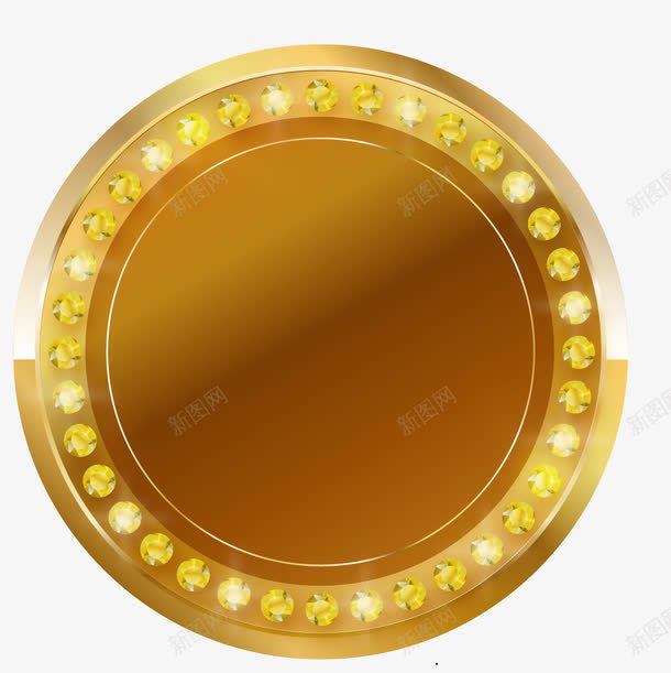 金色圆环png免抠素材_88icon https://88icon.com 奢华手环矢量 矢量金牌免抠 金色圆环PNG 钻石首饰免抠 镶钻石手环免抠