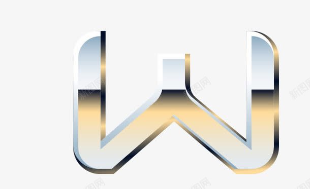 金属质感字母Wpng免抠素材_88icon https://88icon.com 创意字母 现代 金属质感字母数字