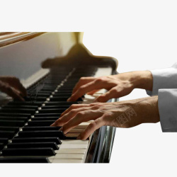 钢琴教学手势图素材