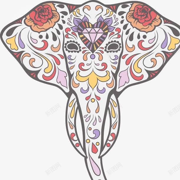大象png免抠素材_88icon https://88icon.com 卡通动物 大象正面 少数民族设计 开爱大象 泰国元素