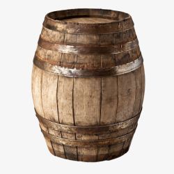 酿酒的桶怀旧橡木桶高清图片