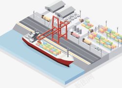 船运交通运输物流港口高清图片