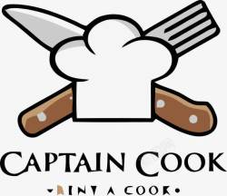 烘焙室logo厨师刀叉风格LOGO图标高清图片