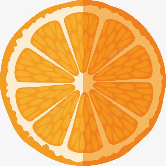 手绘橙子切面png免抠素材_88icon https://88icon.com 扁平 手绘橙子 橙子 橙子图片 橙子素材 水果 美味 美食 美食节 香橙