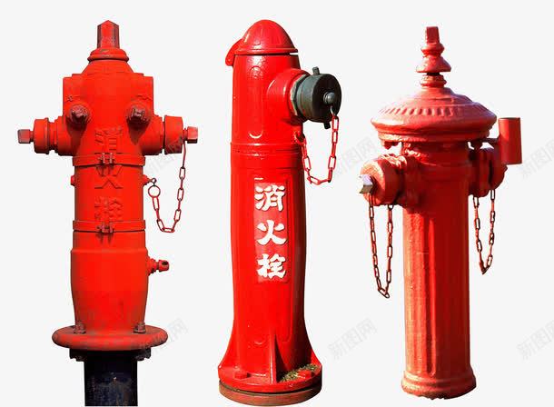 三个不同的消火栓png免抠素材_88icon https://88icon.com 安全 海报 消火栓 火灾 火警 画册 高清