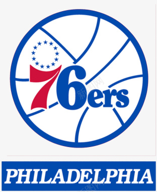 收纳篮NBA费城76人logo图标图标