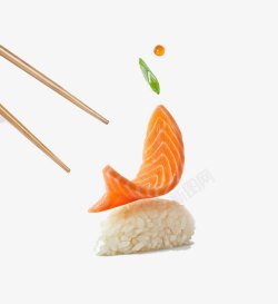 三文鱼日式料理素材