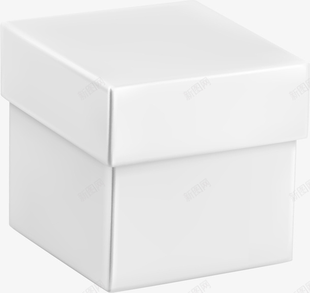 简约白色盒子png免抠素材_88icon https://88icon.com 免抠PNG 开盖盒子 正方形盒子 礼品盒 礼物盒