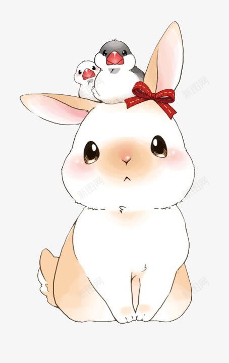 可爱宠物兔子png免抠素材_88icon https://88icon.com 兔子 兔子简笔画 可爱动物 宠物 耳朵