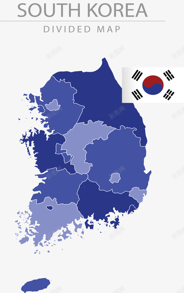 韩国国旗蓝色地图矢量图ai免抠素材_88icon https://88icon.com 旅游地图 矢量png 韩国 韩国国旗 韩国地图 韩国旅游 矢量图