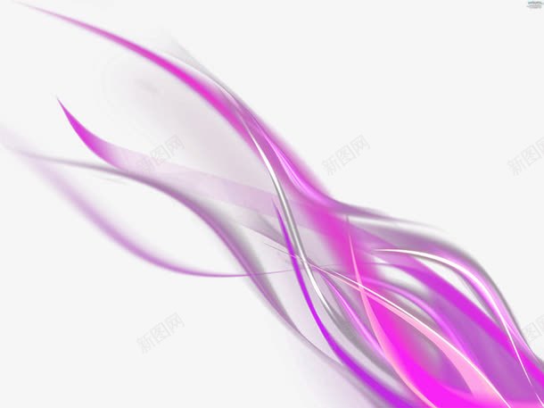 流动的紫色线条png免抠素材_88icon https://88icon.com 光效动感 彩色彩线 紫色 线条