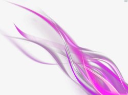 流动的紫色线条素材