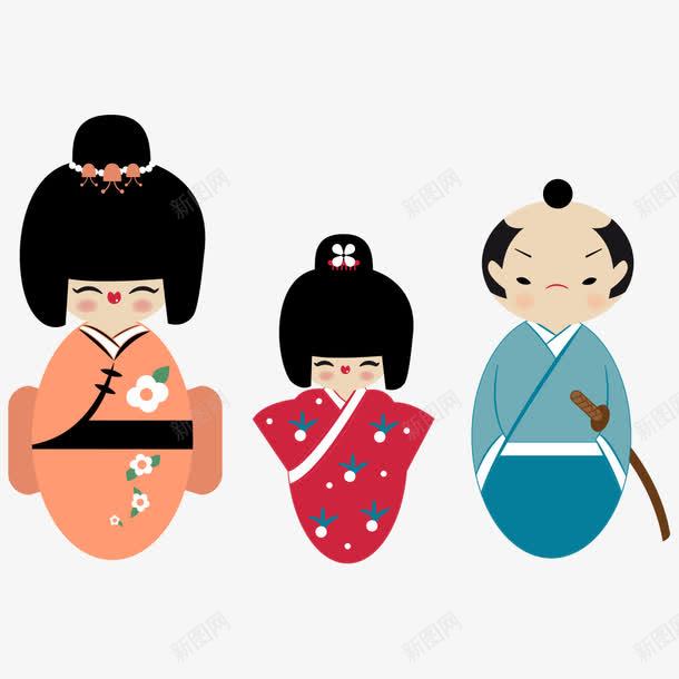 和服png免抠素材_88icon https://88icon.com 人物 卡通女孩 和服 和服女孩 日本文化 服装 服饰