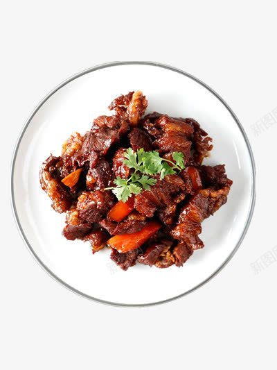 一碟牛肉png免抠素材_88icon https://88icon.com 红烧肉 美食 肉类 菜谱