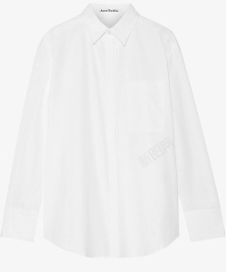 现代化白色衬衫简洁大方时尚感素材
