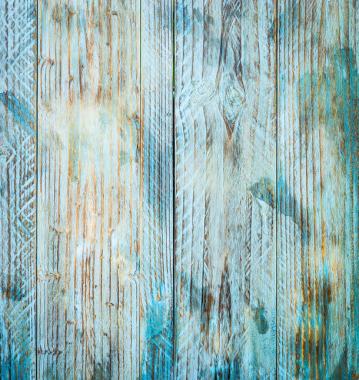 蓝色油漆木板背景背景