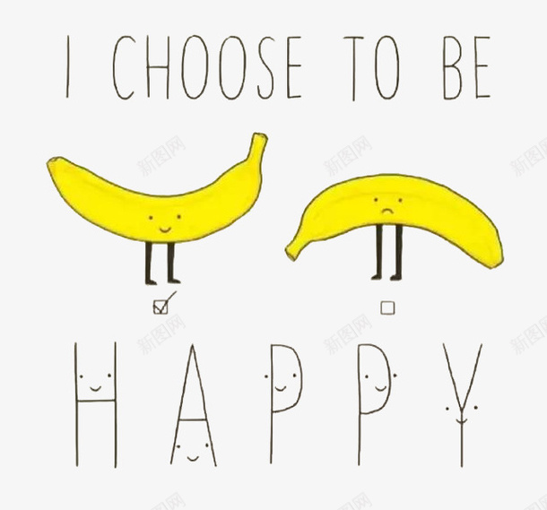 选择微笑选择幸福psd免抠素材_88icon https://88icon.com 小确幸 幸福 开心 微笑 手绘 英文字母 选择 香蕉