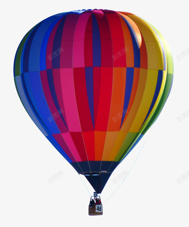 五颜六色的热气球元素png免抠素材_88icon https://88icon.com 五彩 多样 漂浮 热气球