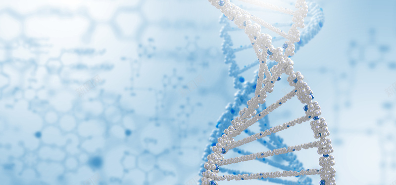 基因转基因科技白色海报背景背景