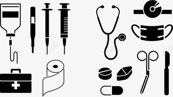几何医疗器械png免抠素材_88icon https://88icon.com 几何 医生 医疗器械 用具