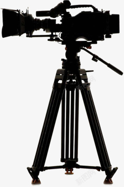 相机设备记者设备剪影高清图片