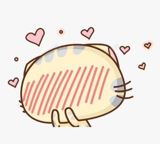 卡通小猫脸红表情png免抠素材_88icon https://88icon.com 卖萌小猫 卡通 卡通猫咪 害羞 漫画 网红表情包 脸红 脸红表情 表情包 贴吧表情