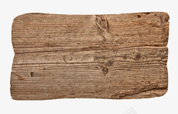 棕色带划痕裂纹的旧木块实物素材