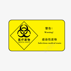 感染医疗废物感染性废物标志高清图片
