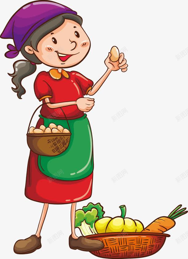 出去买菜的主妇png免抠素材_88icon https://88icon.com 健康绿色蔬菜 去菜市场买菜的主妇 我的家人 挑鸡蛋的女人 有机蔬菜 洗蔬菜 矢量源文件 美丽的家庭主妇