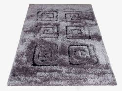 深灰色带回形纹的地毯素材