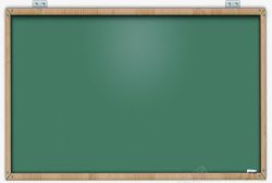 绿色木框开学季绿色黑板木框高清图片