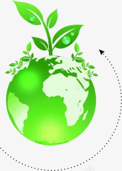 绿色地球企业环保画册素材