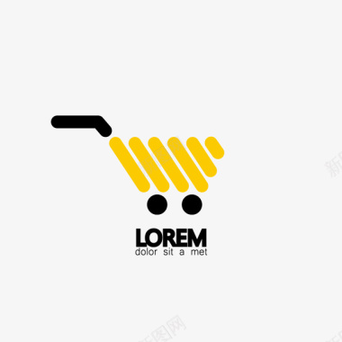购物logo购物车LOGO矢量图图标图标