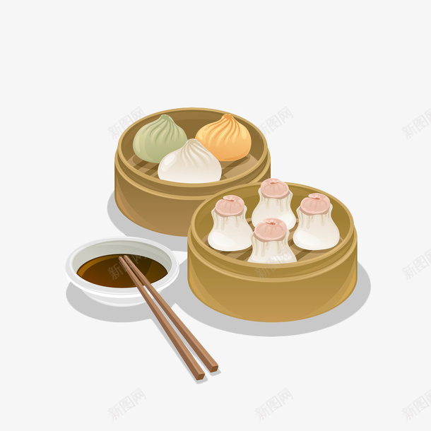 手绘小笼包烧卖png免抠素材_88icon https://88icon.com 吃食 小笼包 小笼包插画 广东名小吃 烧卖 简约手绘 美食 美食涂鸦 食物