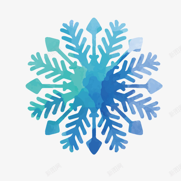 卡通蓝色雪花装饰海报png免抠素材_88icon https://88icon.com PPT模板设计 小清新插画 文艺风装饰图案 网页设计 蓝色雪花封面设计 雪花卡通唯美